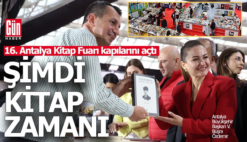 Antalya Kitap Fuarı kapılarını açtı