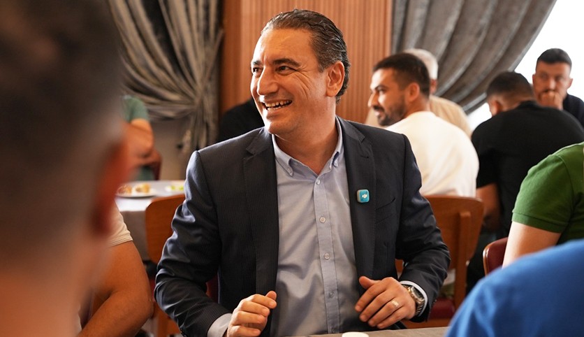 Berkay Bahar, Gazipaşa’da esnaf ve üyelerle buluştu