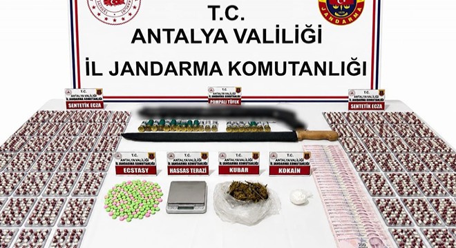 Alanya’da uyuşturucu operasyonu
