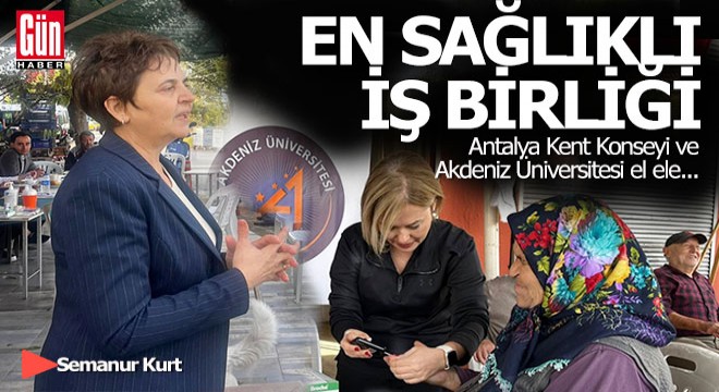 Antalya Kent Konseyi'nden 'Sağlıklı Yaşam Toplantıları'
