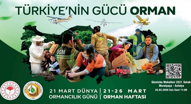 Antalya'da Orman Haftası etkinliği 24 Mart’ta