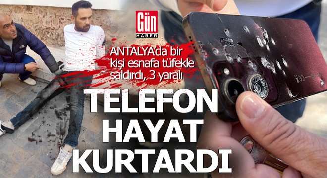 Antalya'da bir kişi esnafla tartıştı, 3 kişi yaralandı
