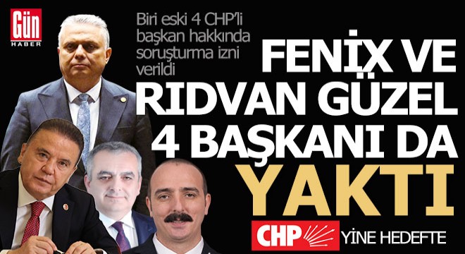 Antalya'da biri eski 4 belediye başkanı hakkında soruşturma izni çıktı