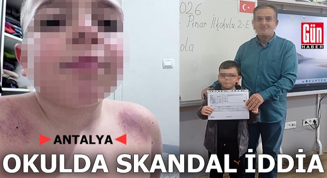 Antalya'da okulda skandal iddia