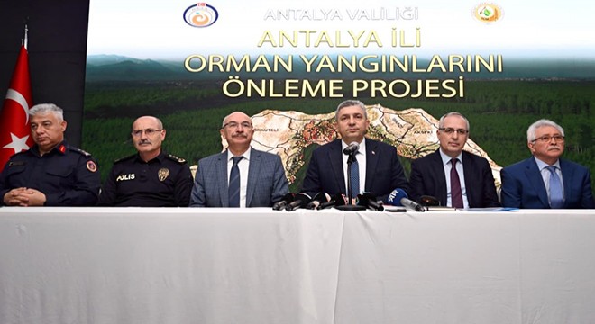 Antalya’da yangın önleme projesi