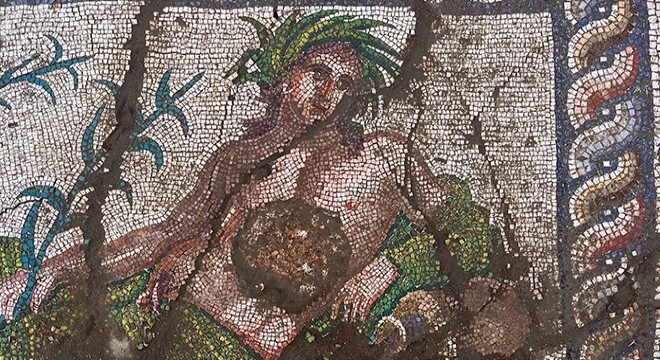 Aspendos’ta 'Nehir Tanrısı' betimlemesi gün yüzüne çıkarıldı