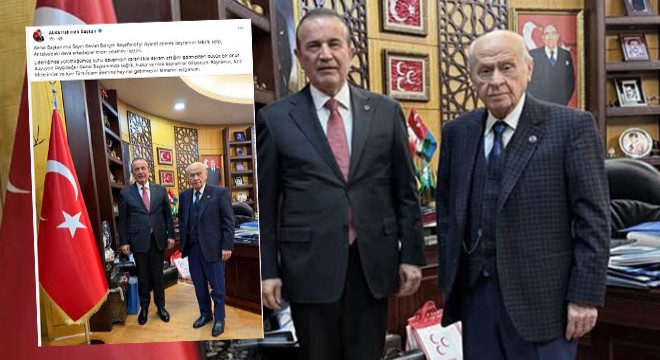 Bahçeli’ye Antalya’nın selamını götürdü
