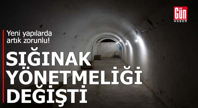 Bakanlık açıkladı: Konutlara sığınak zorunlu oldu