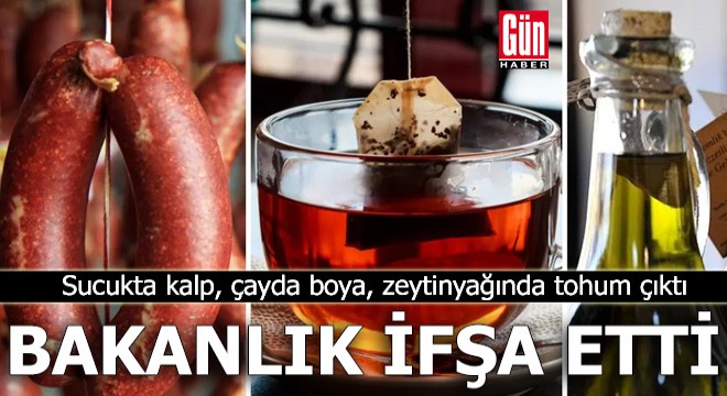 Bakanlık marka marka ifşa etti