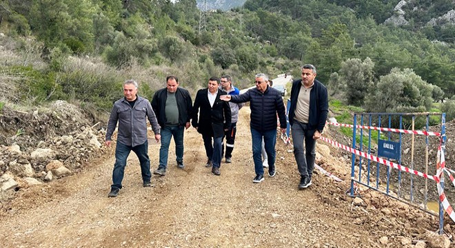 Başkan Topaloğlu Çıralı’da çalışmaları yerinde inceledi