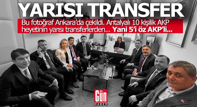 Bu fotoğraftaki 10 kişiden sadece 5'i öz AKP'li...