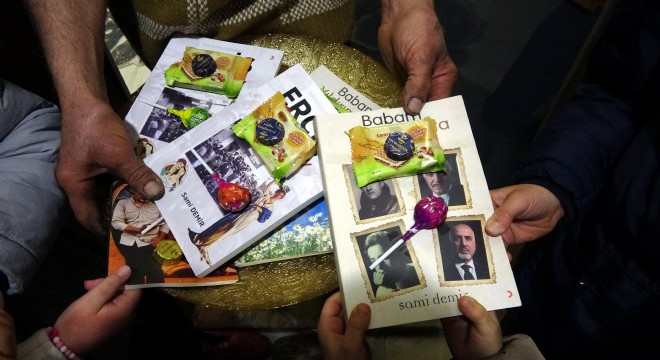 Çocuklara şekerli kitap