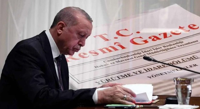 Cumhurbaşkanlığı tarafından yapılan atamalar Resmi Gazete’de