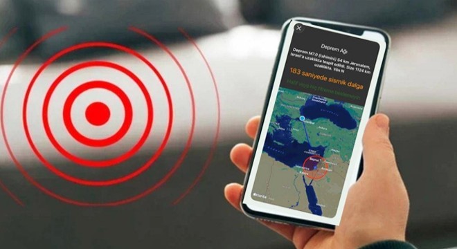 Deprem bildirimi panik yarattı