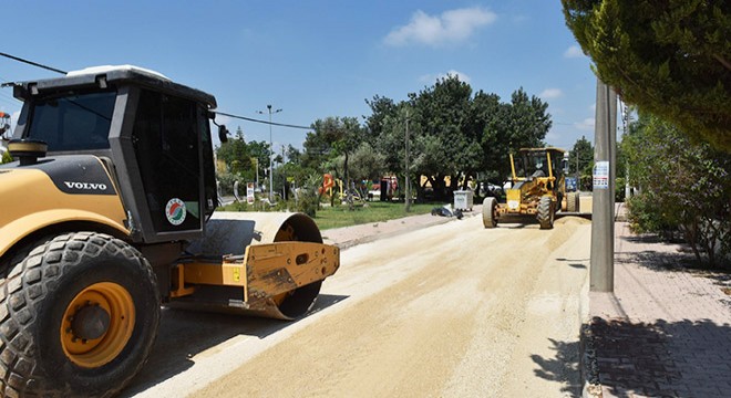 Duacı Mahallesi’nde sıcak asfalt hazırlıkları devam ediyor