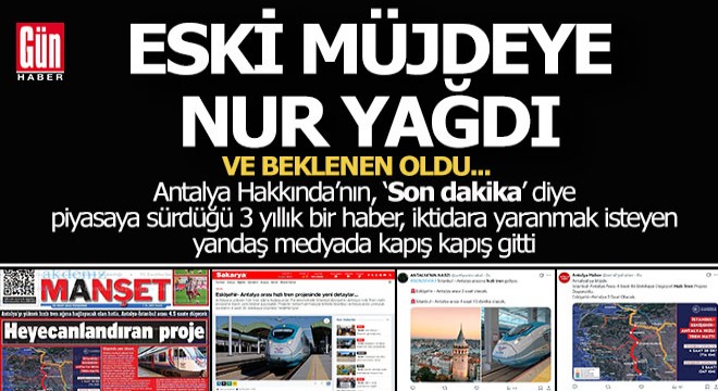 Eski müjdeye yandaş medya balıklama atladı