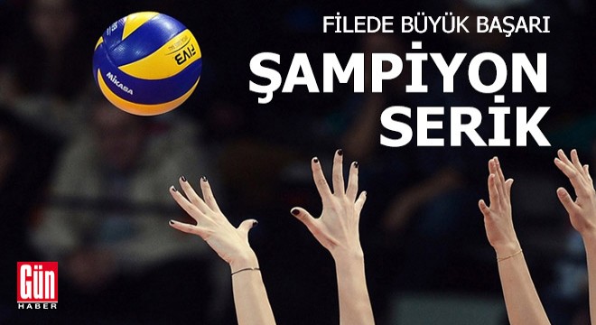 Filede büyük başarı: Şampiyon Serik