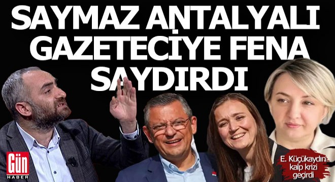 İsmail Saymaz’dan Antalyalı gazeteciye; Umarım hiçbir yerde yazamaz.