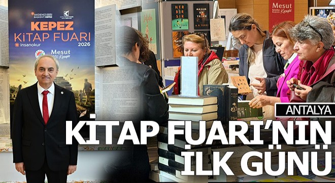 Kepez Kitap Fuarı kapılarını açtı