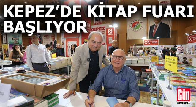 Kepez'de Kitap Fuarı başlıyor