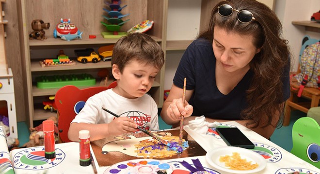 Kepez’de minik eller sanatla buluşuyor