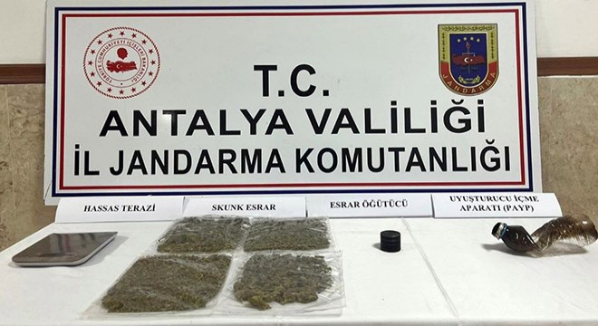 Manavgat’ta uyuşturucu operasyonu