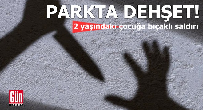 Parkta dehşet: 2 yaşındaki çocuğa bıçaklı saldırı!