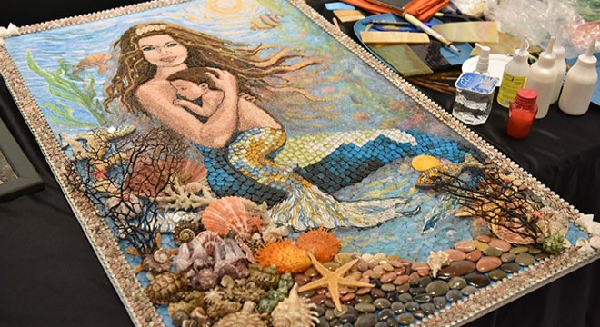 Uluslararası mozaik sanatçıları Kepez’de buluştu