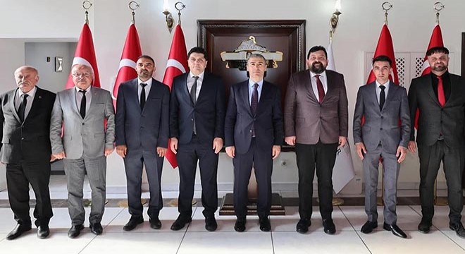 Vali Aktaş, 4 ilçenin yöneticilerini kabul etti